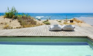 Modern beachfront villa for sale in Marbella with breathtaking sea views 1224 
