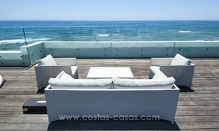 Modern beachfront villa for sale in Marbella with breathtaking sea views 1216 