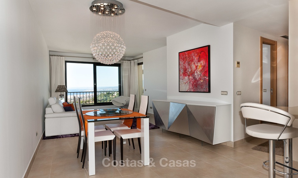 Opportunity! Luxury Modern Apartment For Sale in Marbella with breathtaking sea view, ready to move in 14576