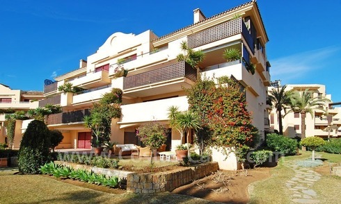 Beachfront luxury apartment for sale at the New Golden Mile between Puerto Banus - Marbella and the centre of Estepona 