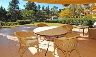 Front line golf apartment for sale in East Marbella 0