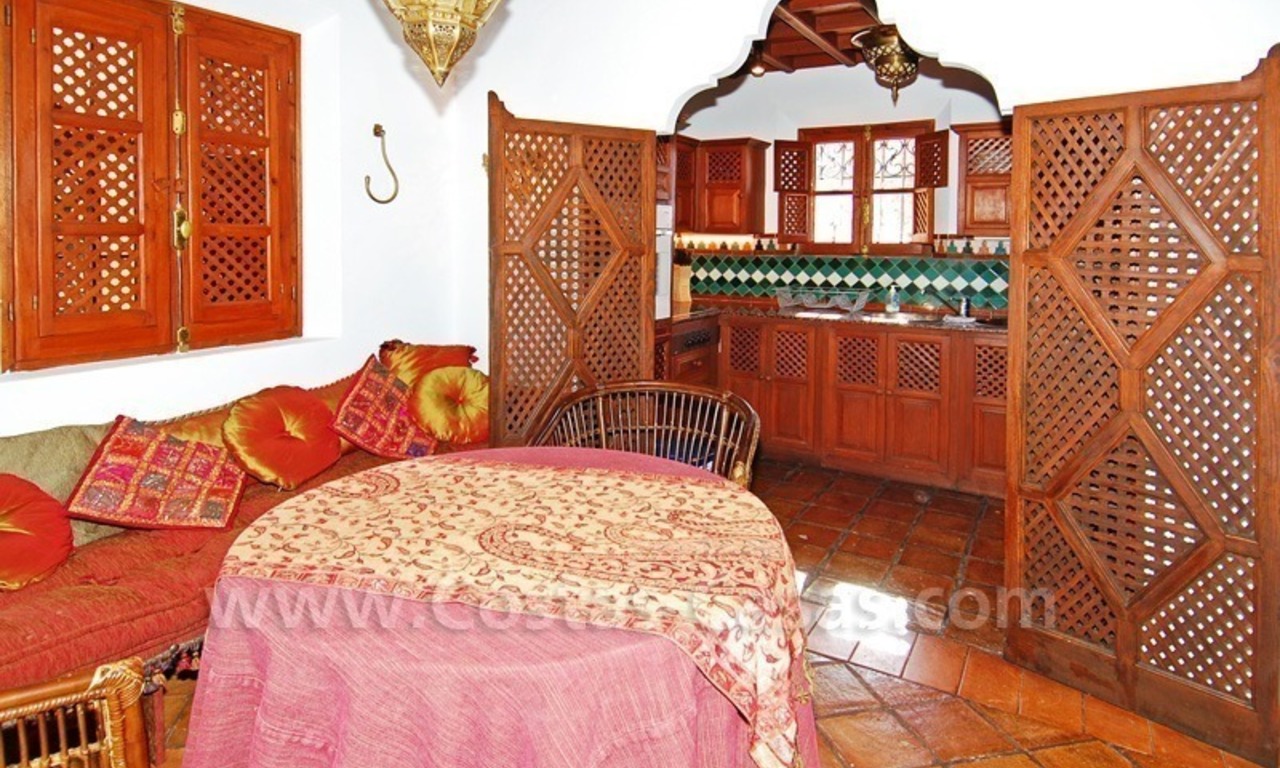 Moorish Andalusian double house for sale on the Golden Mile near Puerto Banus 19