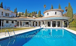 First line golf andalusian styled villa for sale in Estepona – Marbella 1