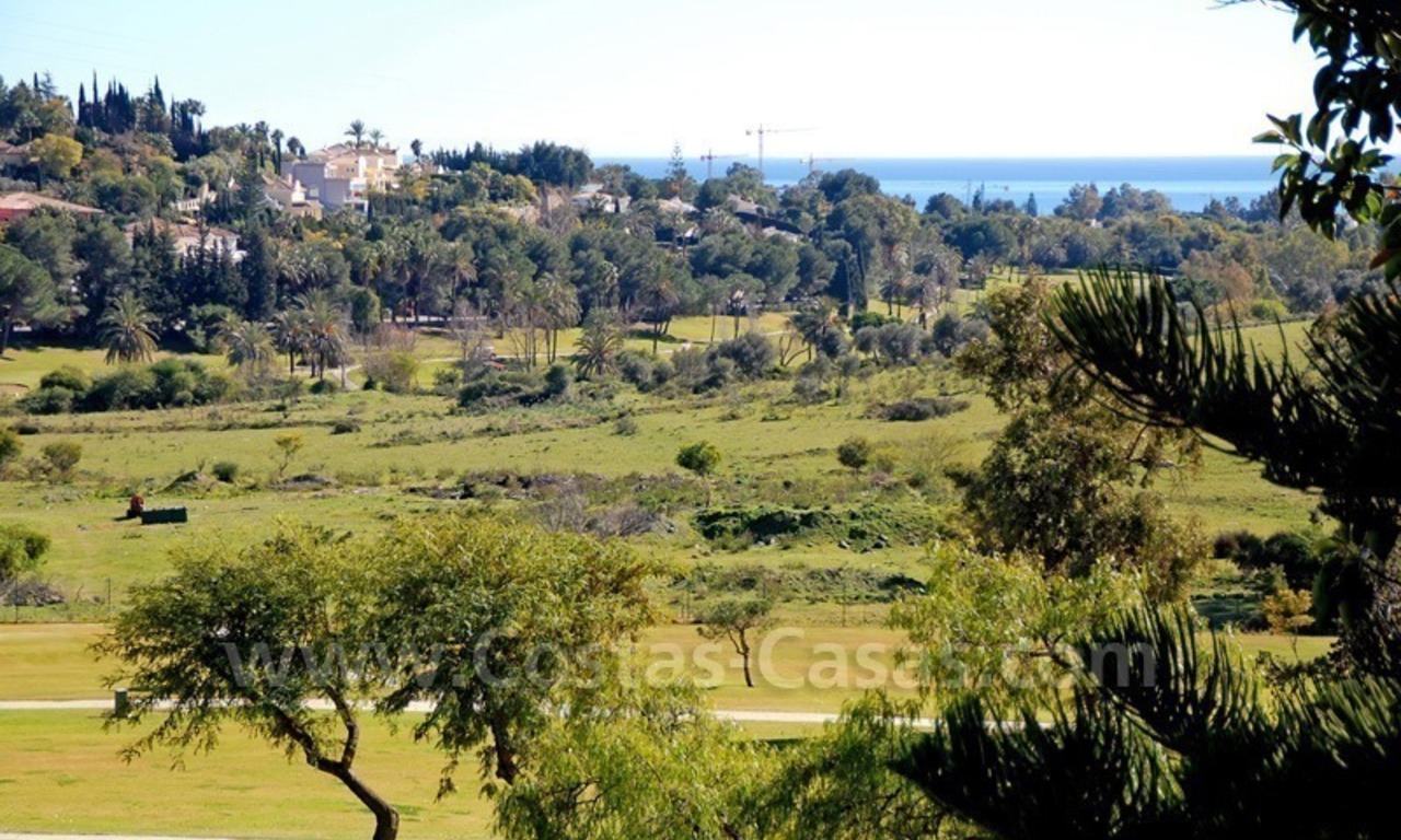 First line golf andalusian styled villa for sale in Estepona – Marbella 26