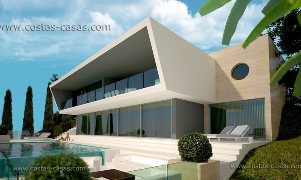 New modern contemporary luxury villa for sale, Marbella – Estepona, Costa del Sol 1