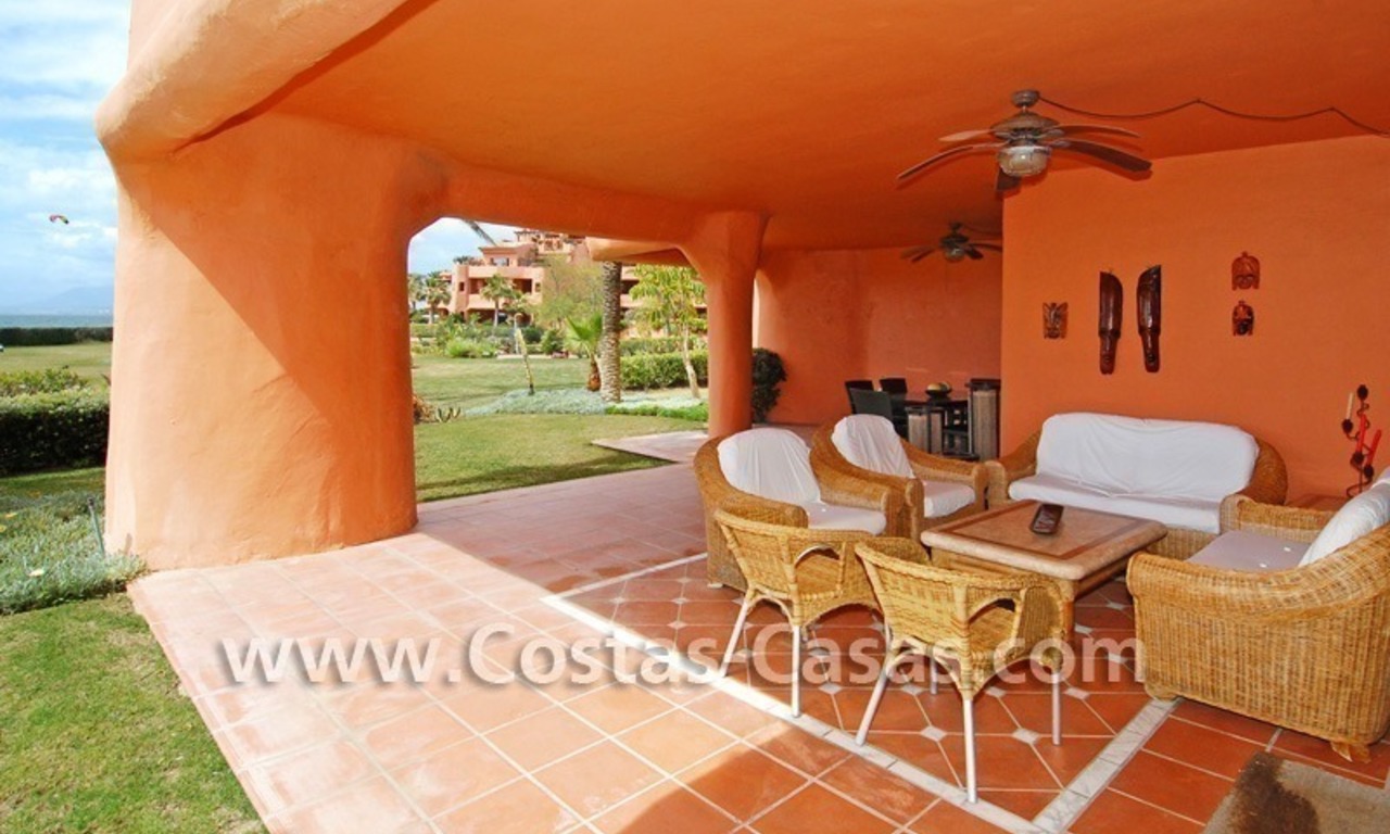 Beachfront andalusian style luxury apartment for sale in Marbella 5