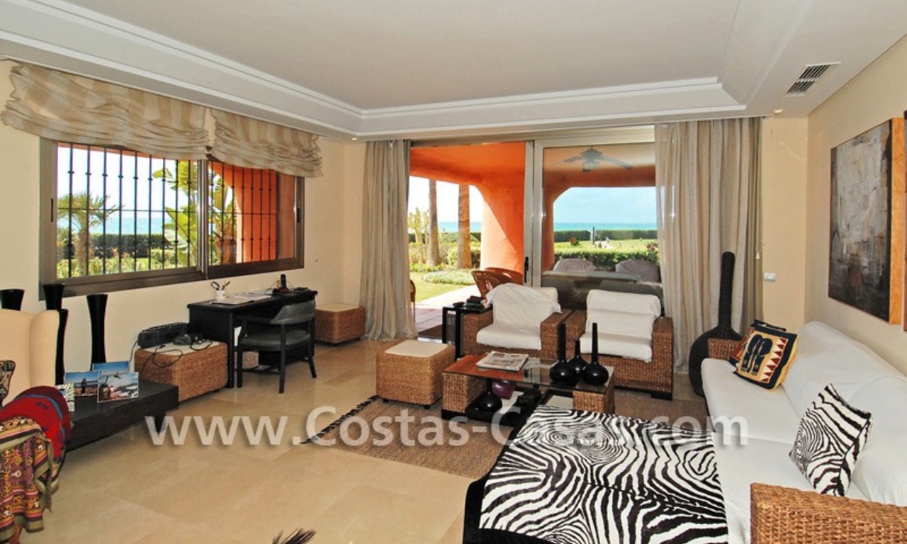Beachfront andalusian style luxury apartment for sale in Marbella 7