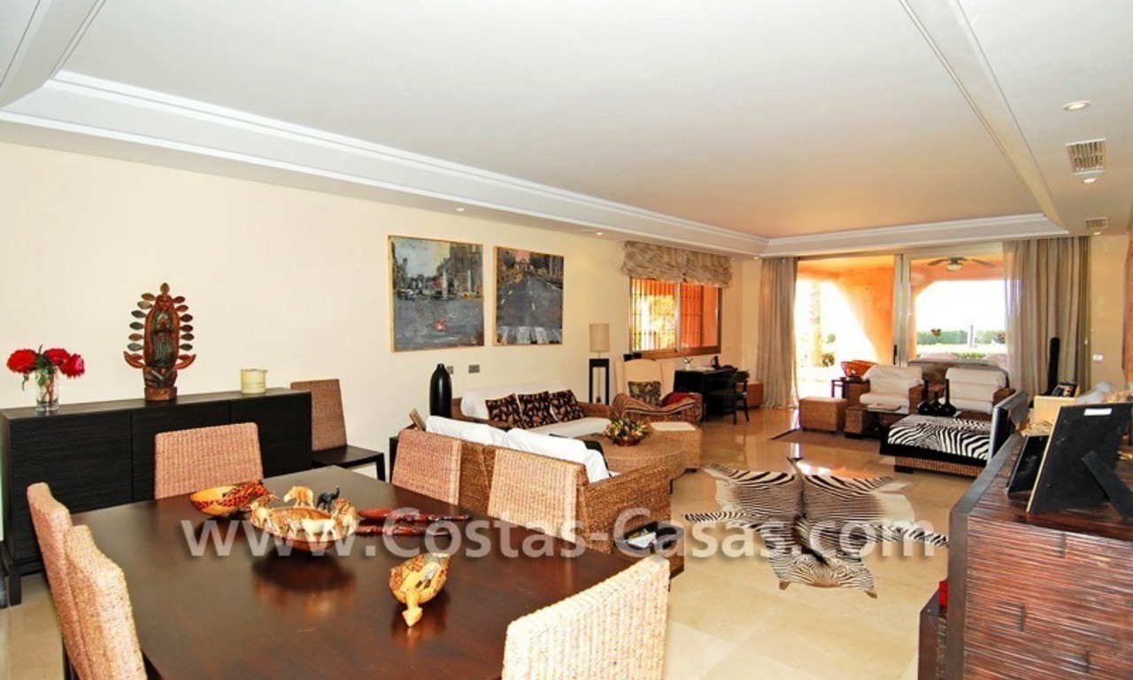 Beachfront andalusian style luxury apartment for sale in Marbella 9