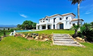 Contemporary Andalusian style luxury villa for sale at Golf Resort between Marbella and Estepona 4