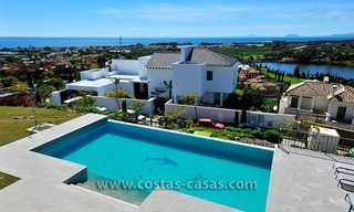 Contemporary Andalusian style luxury villa for sale at Golf Resort between Marbella and Estepona 7