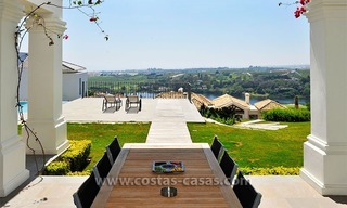 Contemporary Andalusian style luxury villa for sale at Golf Resort between Marbella and Estepona 16