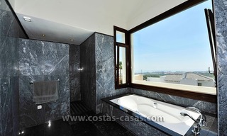 Contemporary Andalusian style luxury villa for sale at Golf Resort between Marbella and Estepona 19