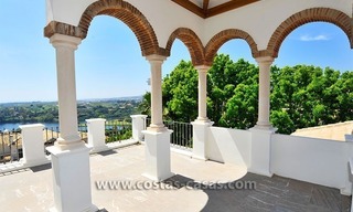Contemporary Andalusian style luxury villa for sale at Golf Resort between Marbella and Estepona 21