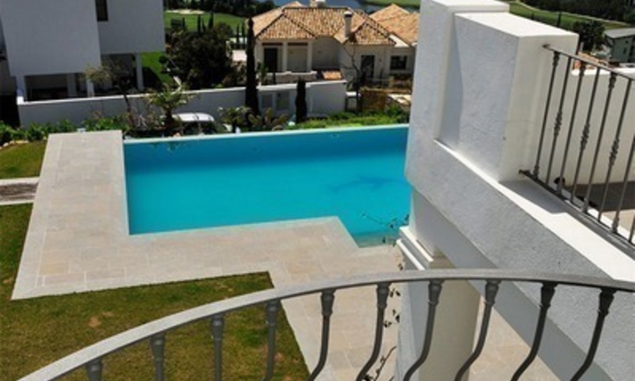 Contemporary Andalusian style luxury villa for sale at Golf Resort between Marbella and Estepona 25