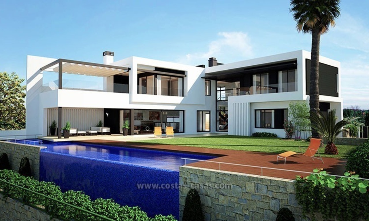 Modern Villa for Sale, Front-line Golf, Nueva Andalucia in Marbella 0