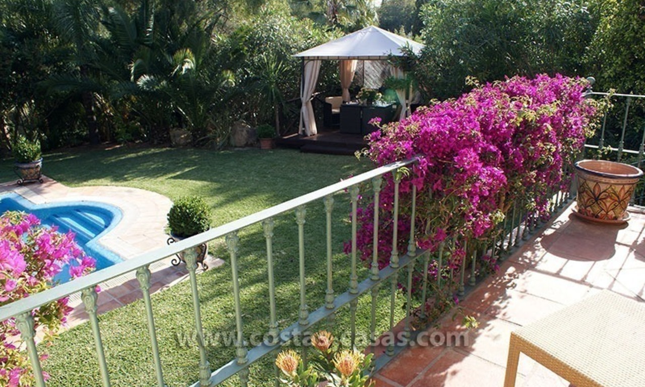 Andalusian villa for sale on the Golden Mile in Marbella 12