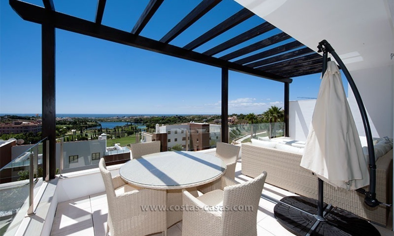 New Contemporary-style Luxury Vacation Apartment For Rent at Marbella-Benahavís Golf Resort on the Costa del Sol 3