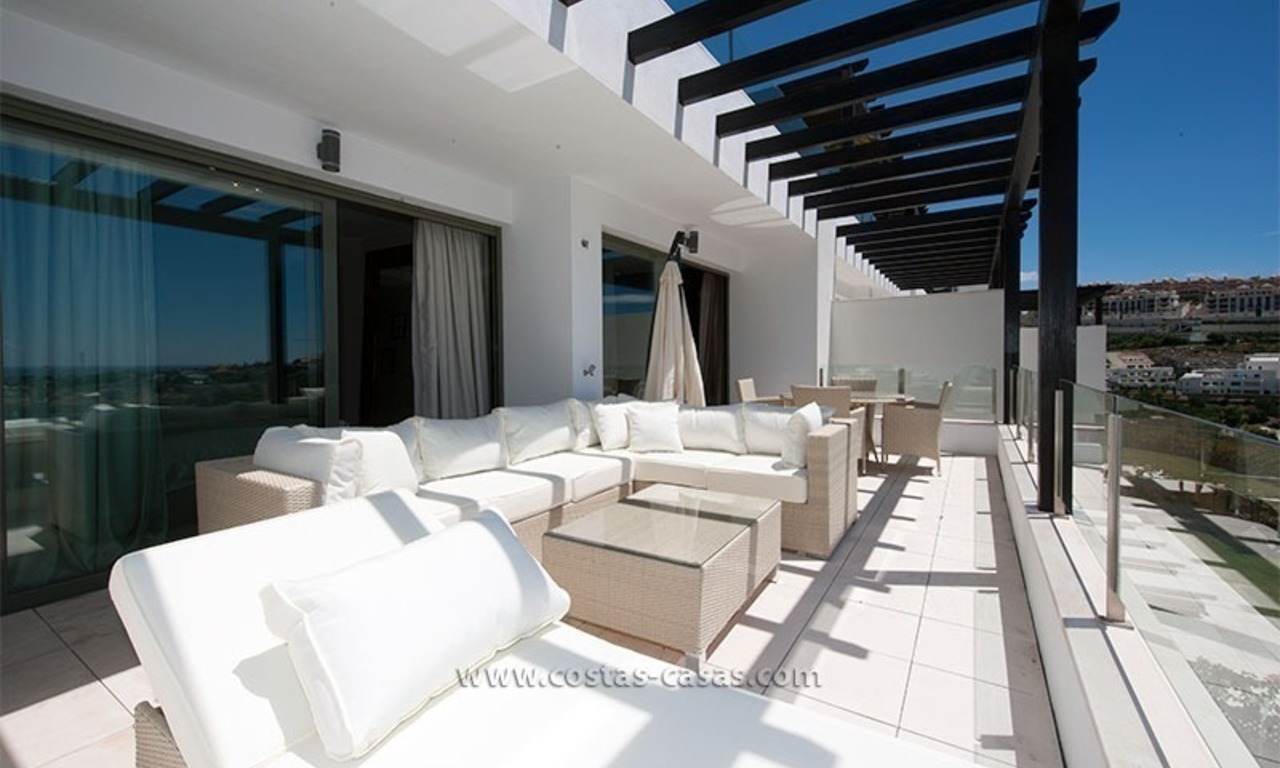 New Contemporary-style Luxury Vacation Apartment For Rent at Marbella-Benahavís Golf Resort on the Costa del Sol 2