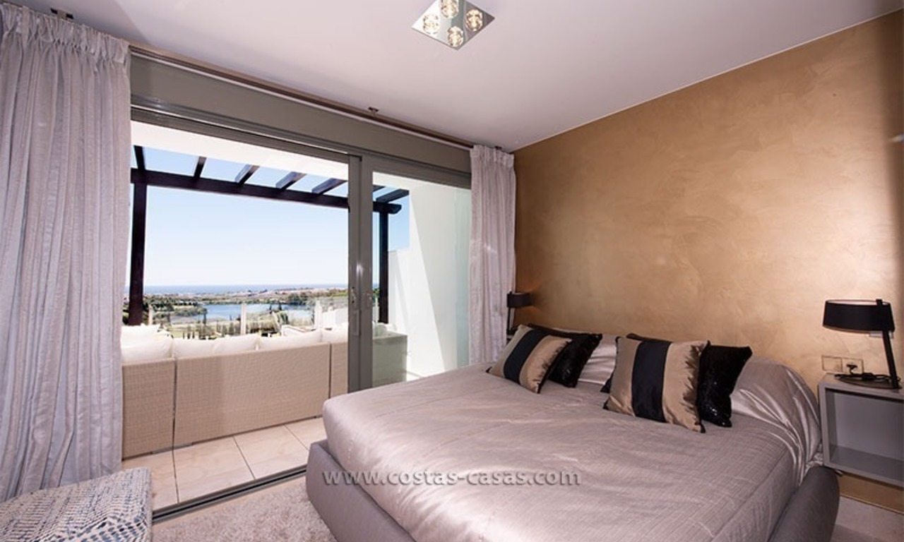 New Contemporary-style Luxury Vacation Apartment For Rent at Marbella-Benahavís Golf Resort on the Costa del Sol 13