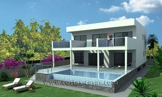 New Contemporary - style Frontline Beach Villas for Sale in Marbella 3