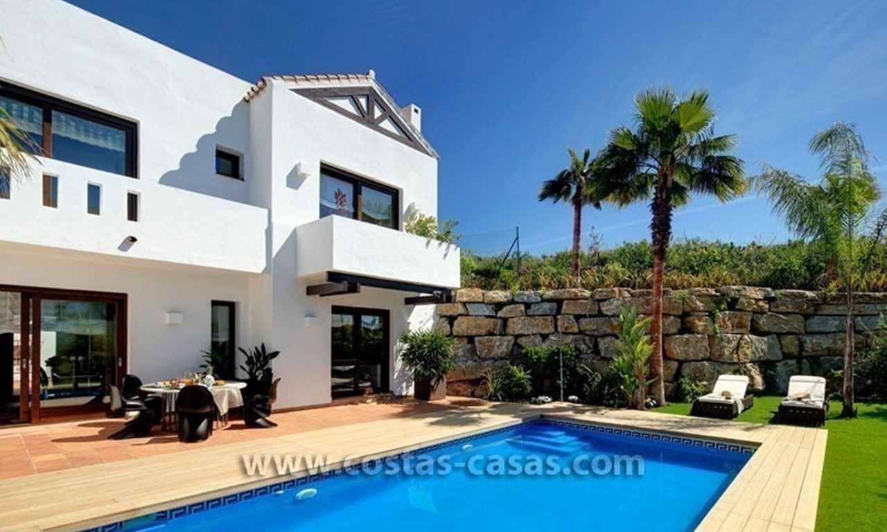 Second line golf contemporary luxury villa for sale in Marbella – Benahavis 1
