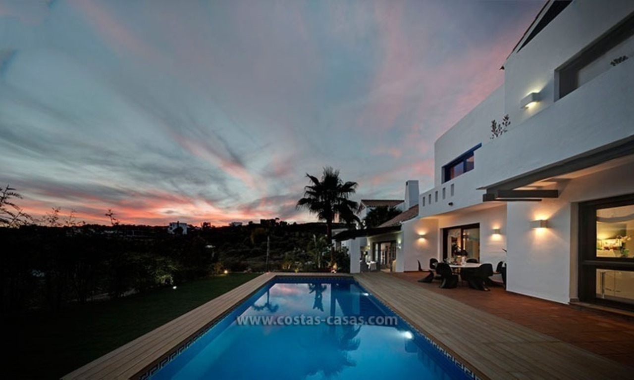 Second line golf contemporary luxury villa for sale in Marbella – Benahavis 35