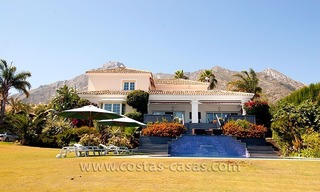 Luxury modern andalusian villa for sale in Sierra Blanca, Marbella 0