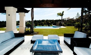 Modern andalusian style villa for sale, golf resort, New Golden Mile, between Marbella, Benahavis - Estepona 5