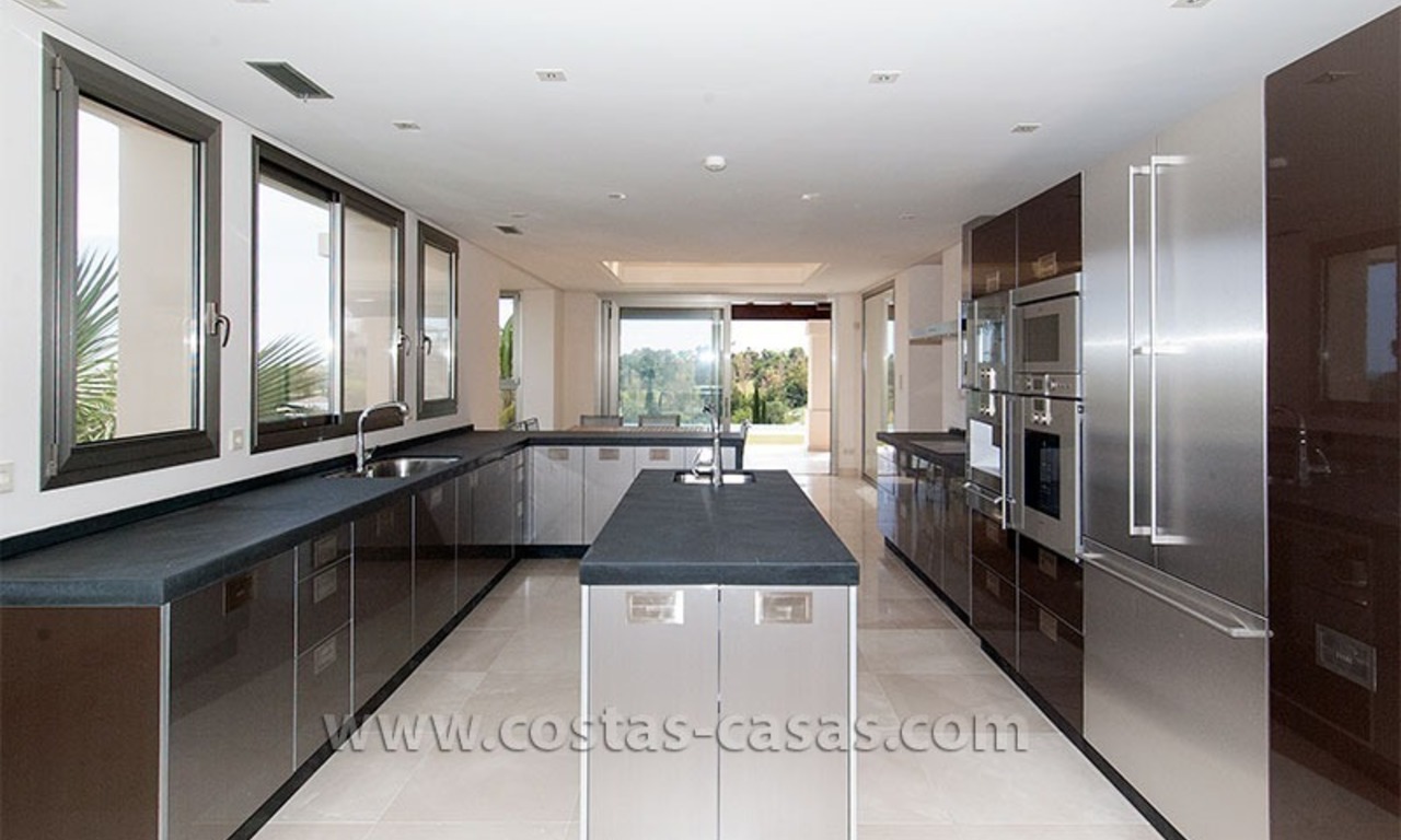 Modern andalusian style villa for sale, golf resort, New Golden Mile, between Marbella, Benahavis - Estepona 14