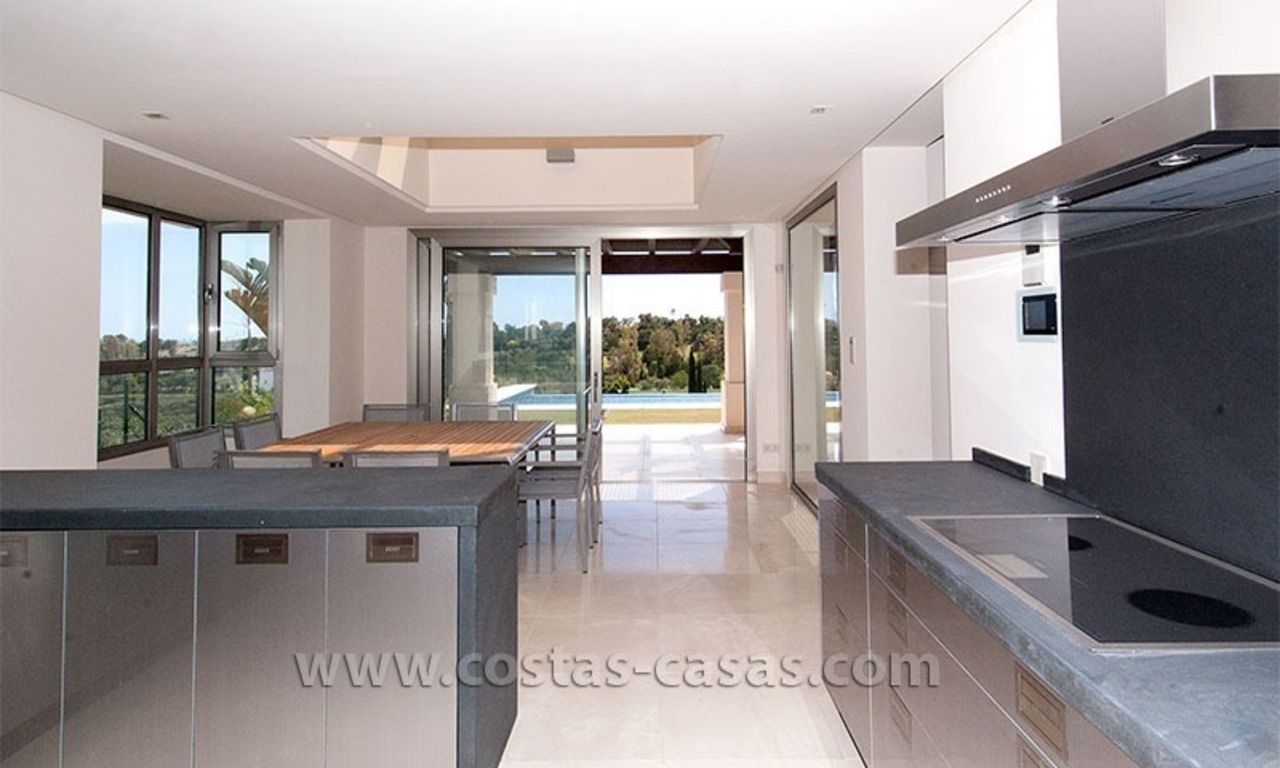 Modern andalusian style villa for sale, golf resort, New Golden Mile, between Marbella, Benahavis - Estepona 15
