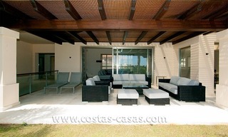Modern andalusian style villa for sale, golf resort, New Golden Mile, between Marbella, Benahavis - Estepona 11