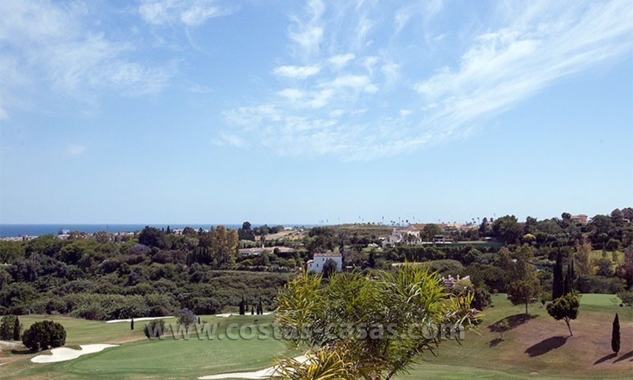 Modern andalusian style villa for sale, golf resort, New Golden Mile, between Marbella, Benahavis - Estepona 28