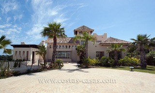 Modern andalusian style villa for sale, golf resort, New Golden Mile, between Marbella, Benahavis - Estepona 35