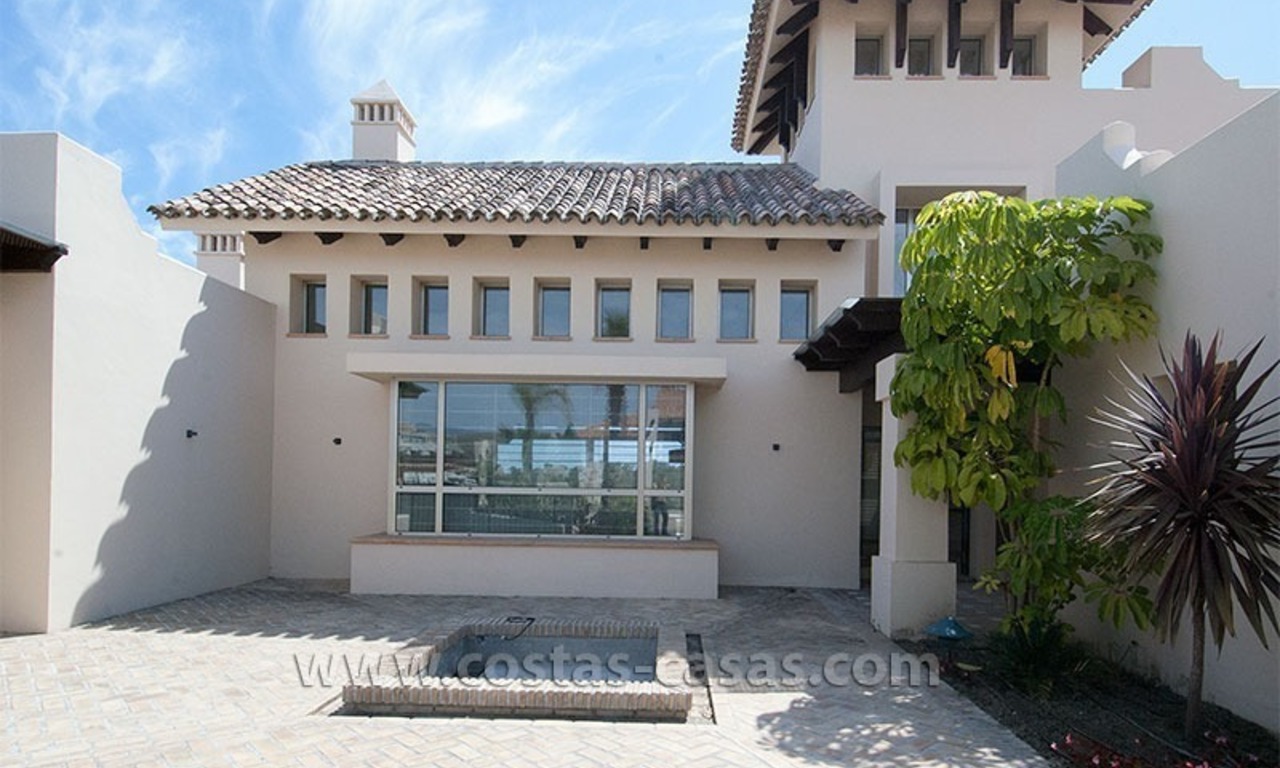 Modern andalusian style villa for sale, golf resort, New Golden Mile, between Marbella, Benahavis - Estepona 34