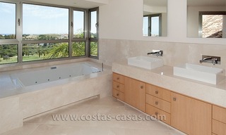 Modern andalusian style villa for sale, golf resort, New Golden Mile, between Marbella, Benahavis - Estepona 32