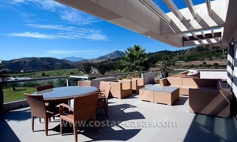 Contemporary, Luxury Golf Apartment for sale in Marbella - Benahavis 