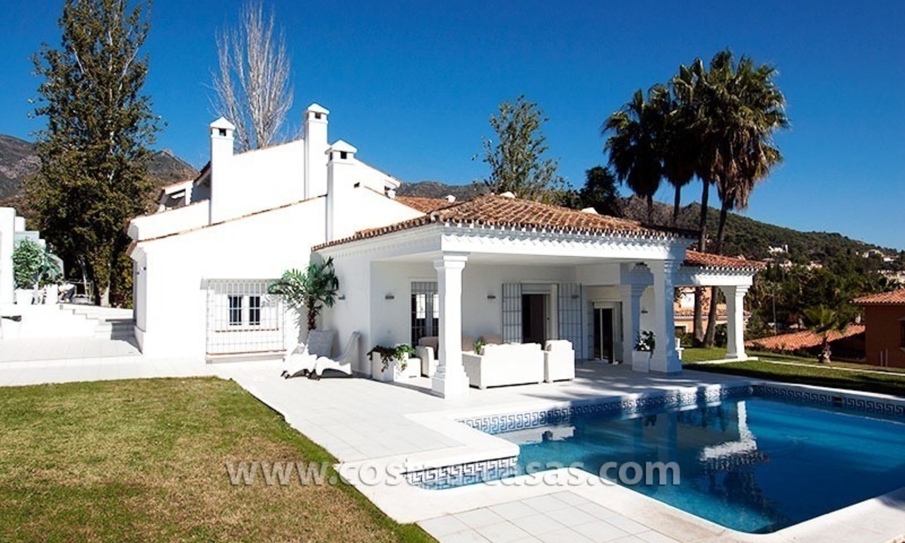 For Sale: Well-Appointed, Spacious and Fully-Renovated Villa in Marbella city 0