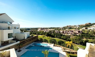 For Sale: Contemporary Luxury First-line Golf Apartment in the Marbella – Benahavís – Estepona Triangle 1