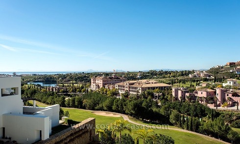 For Sale: Contemporary Luxury First-line Golf Apartment in the Marbella – Benahavís – Estepona Triangle 