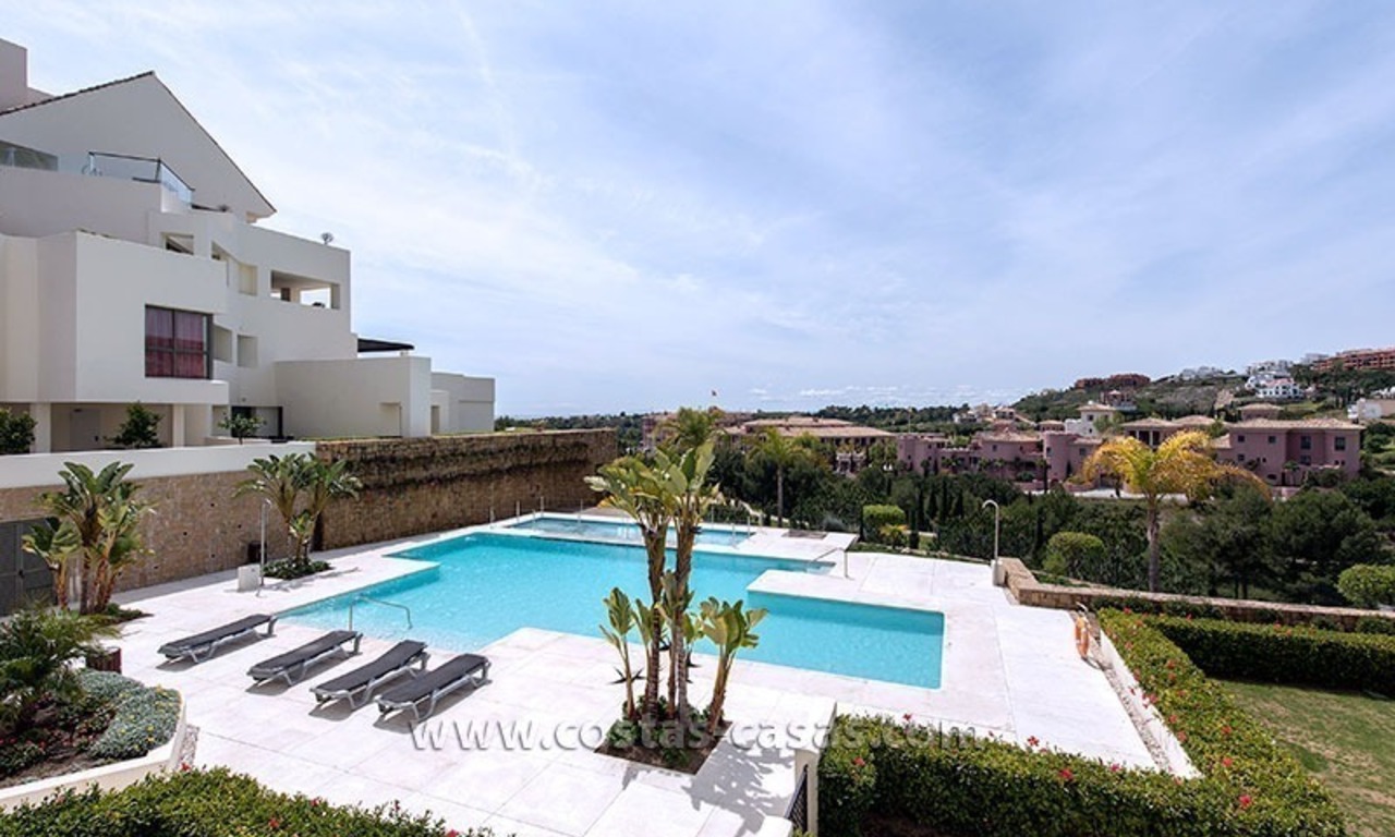 For Sale: Contemporary Luxury First-line Golf Apartment in the Marbella – Benahavís – Estepona Triangle 4