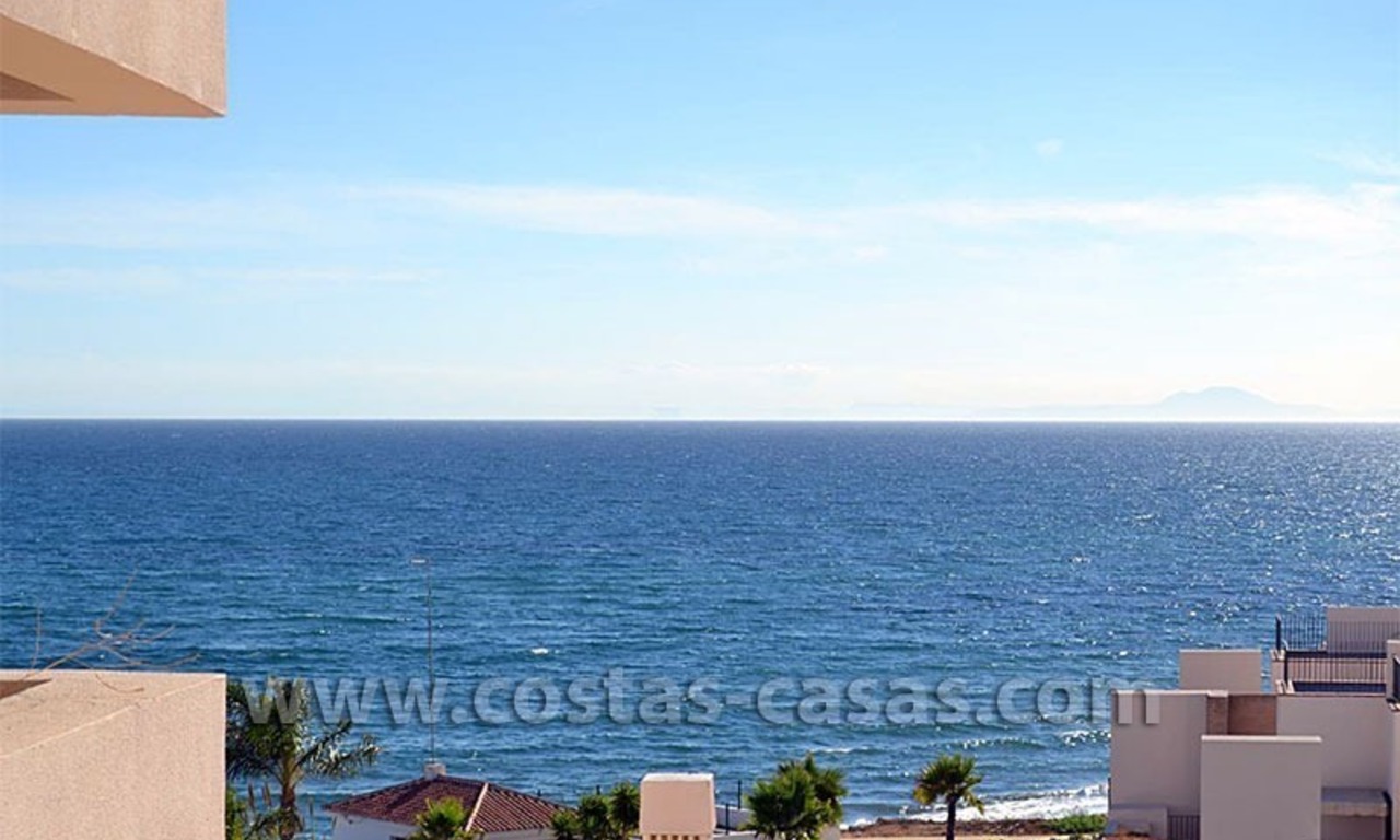 Modern Frontline Beach Apartments and Penthouse for sale on the New Golden Mile, Marbella – Estepona 1