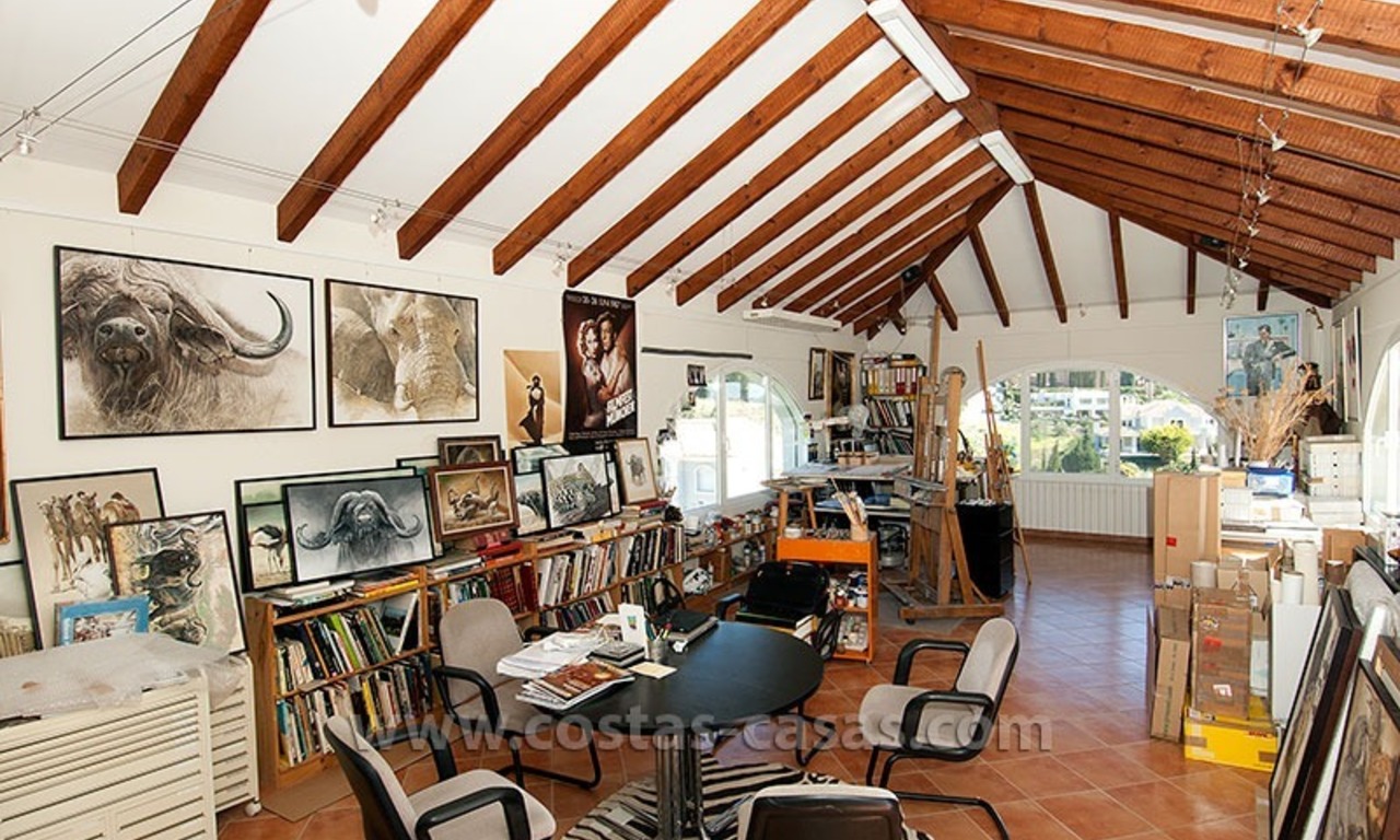For Sale: Magnificent, Sprawling Villa – A Unique Artist’s Den in Marbella 9