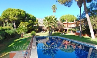 Rustic villa for rent on the Golden Mile in Marbella 0