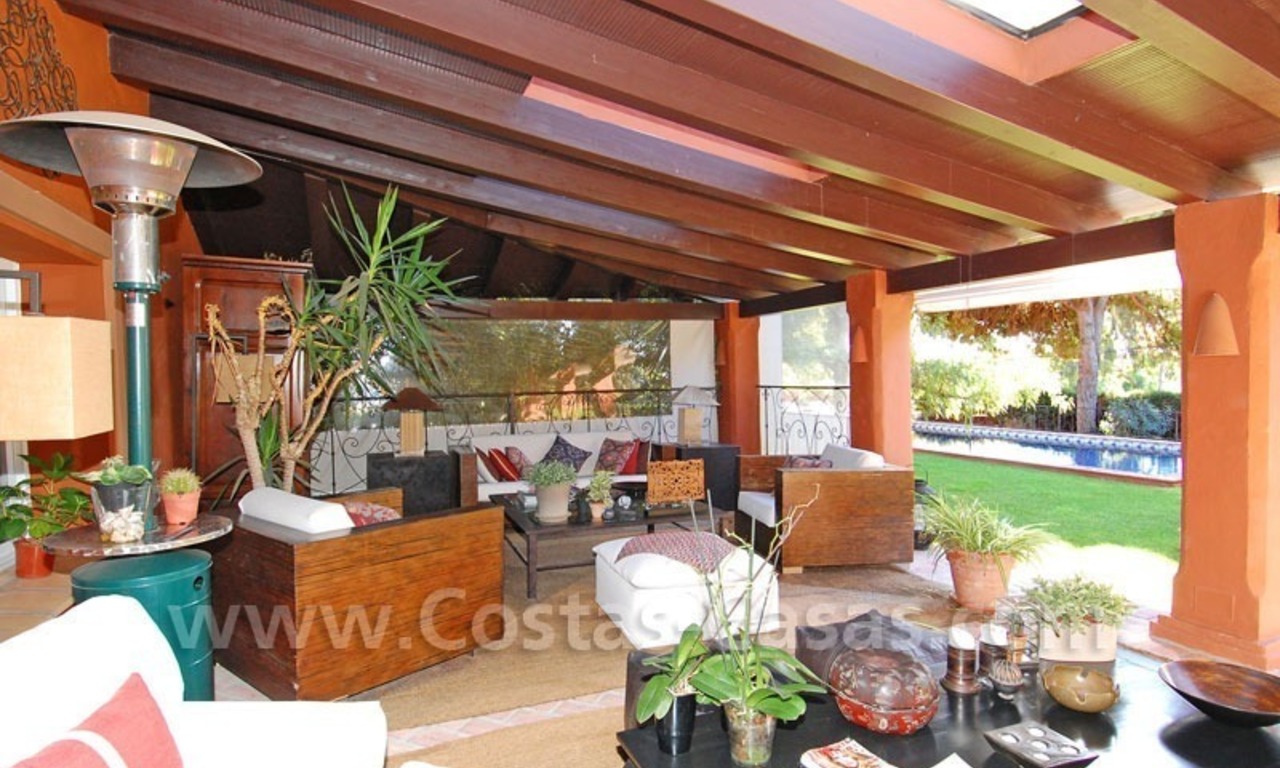 Rustic villa for rent on the Golden Mile in Marbella 9