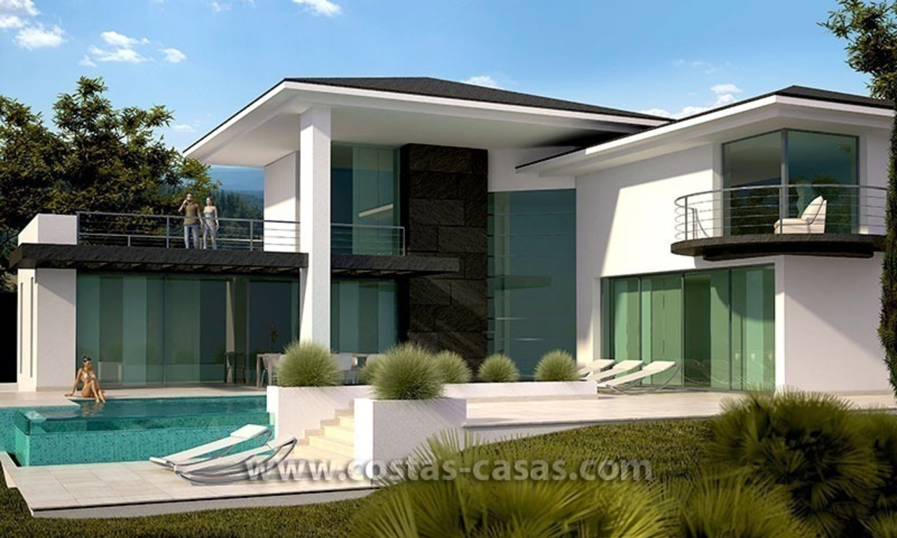New Modern Contemporary Luxury Villa For Sale in Marbella 0