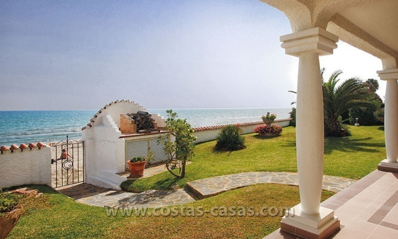 For Sale: Frontline Beach Villa in Marbella 0