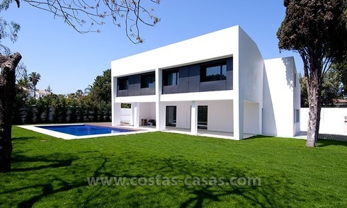 New Modern Luxury Villa For Sale in beachside Marbella 