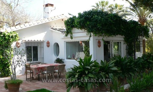 Bargain! Villa Surrounded by Golf Courses near Downtown Marbella 
