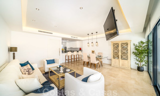Beautiful new modern townhouse for sale on the Golden Mile, Marbella. Last unit. Key ready. 28566 
