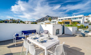 Beautiful new modern townhouse for sale on the Golden Mile, Marbella. Last unit. Key ready. 28567 